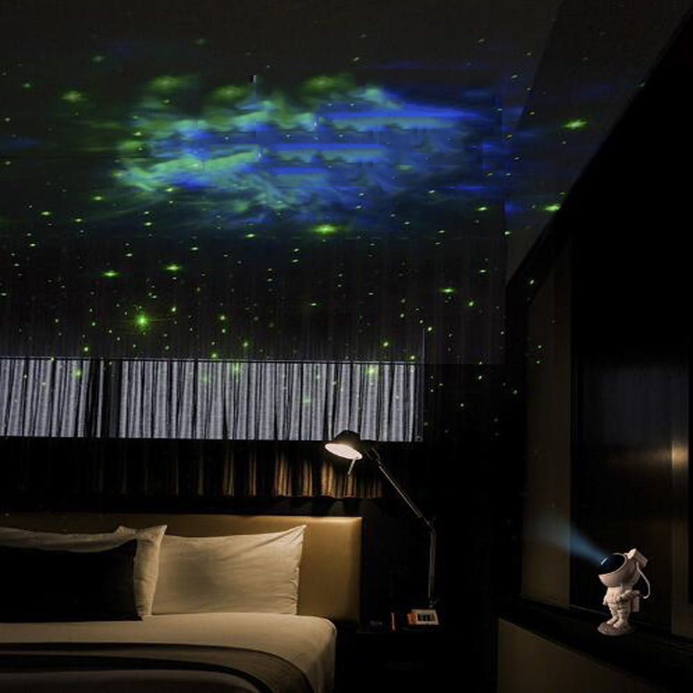 Astronaut Galaxy Projector: USB Starry Sky Nightlight for a Mesmerizing Bedroom Atmosphere