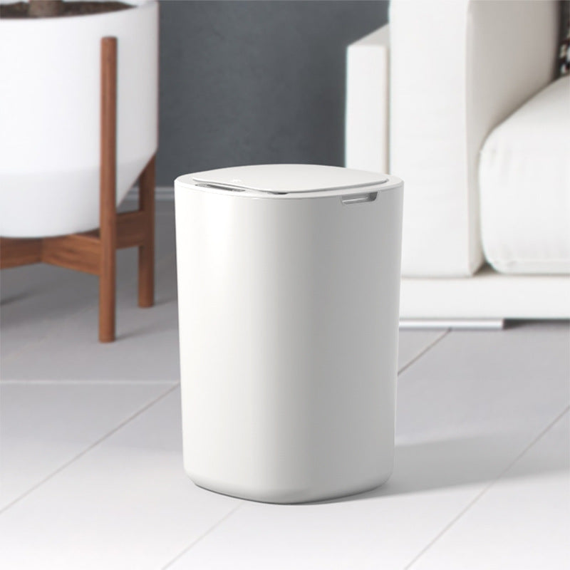 Upgrade Your Space with Ease: Electric Garbage Can with Automatic Flip Lid - Perfect for Home, Office, and Beyond!