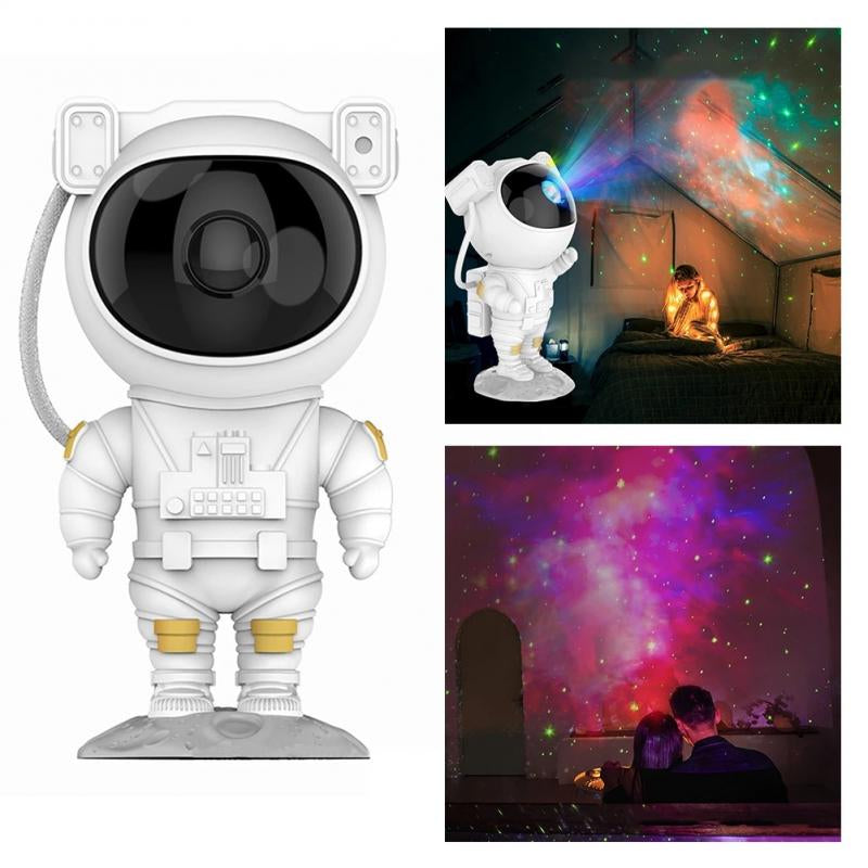 Astronaut Galaxy Projector: USB Starry Sky Nightlight for a Mesmerizing Bedroom Atmosphere