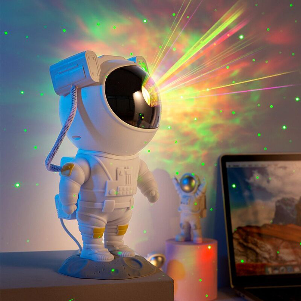 Astronaut Galaxy Projector: USB Starry Sky Nightlight for a Mesmerizing Bedroom Atmosphere